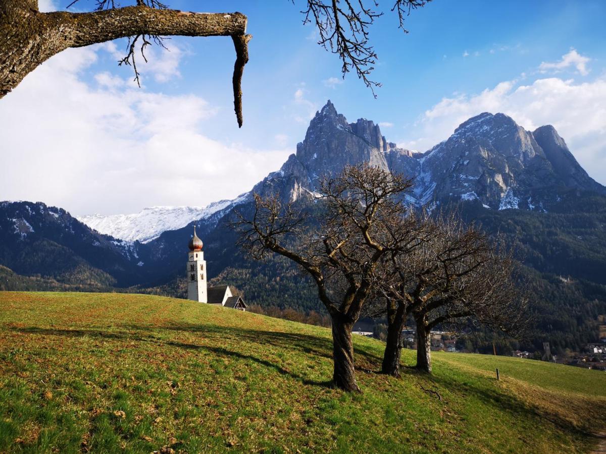 Haus Lohengrin Ferienwohnung 1 Siusi Kültér fotó