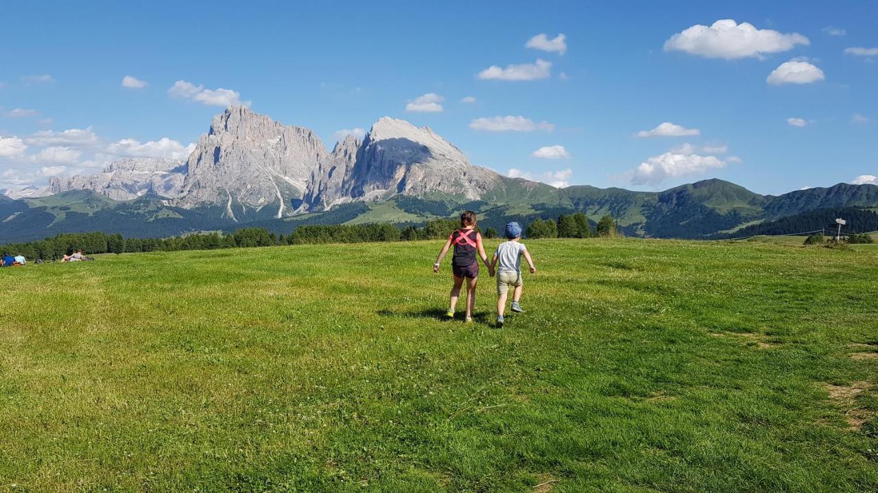 Haus Lohengrin Ferienwohnung 1 Siusi Kültér fotó