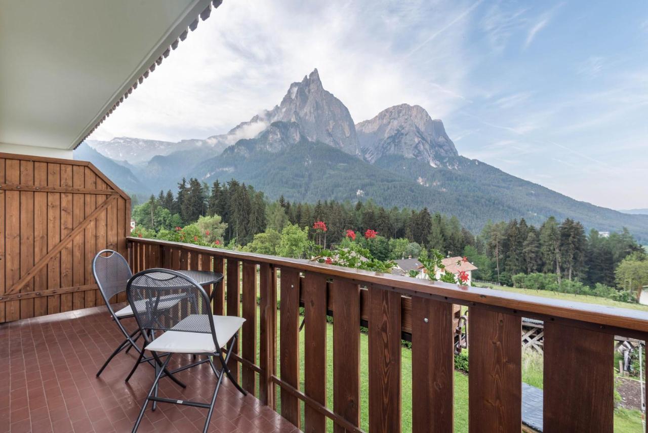 Haus Lohengrin Ferienwohnung 1 Siusi Kültér fotó